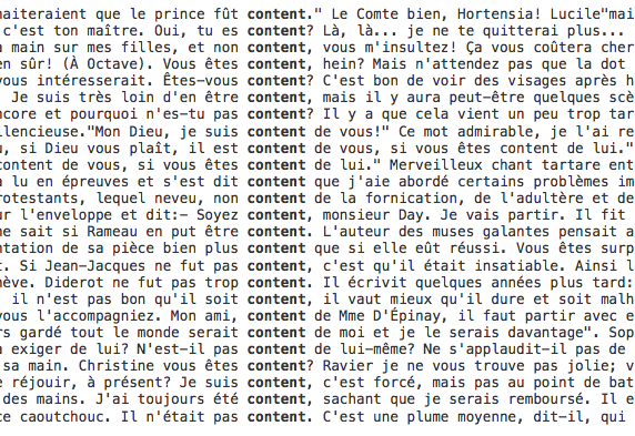 content