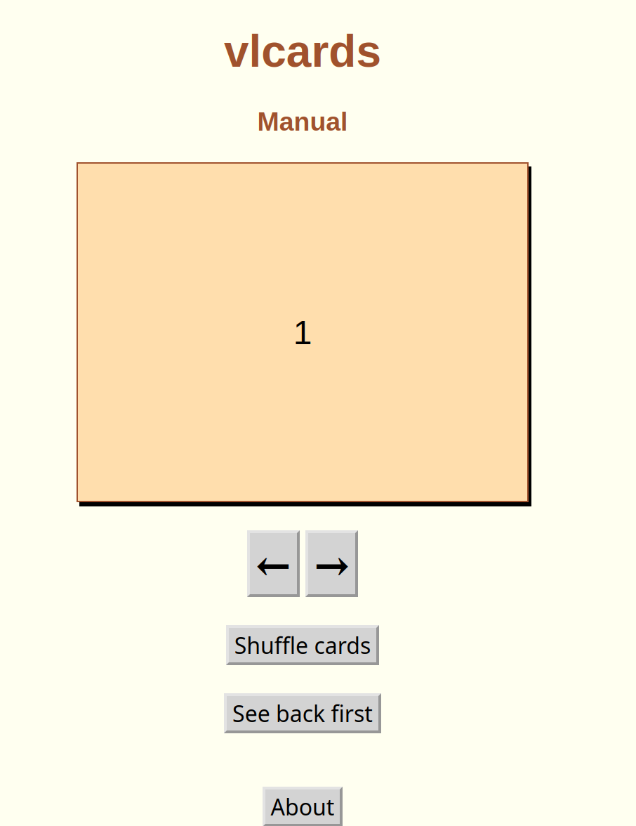 vlkcards text version